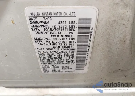 2010 Nissan Rogue S from USA, damaged, VIN JN8AS5MV0AW102497